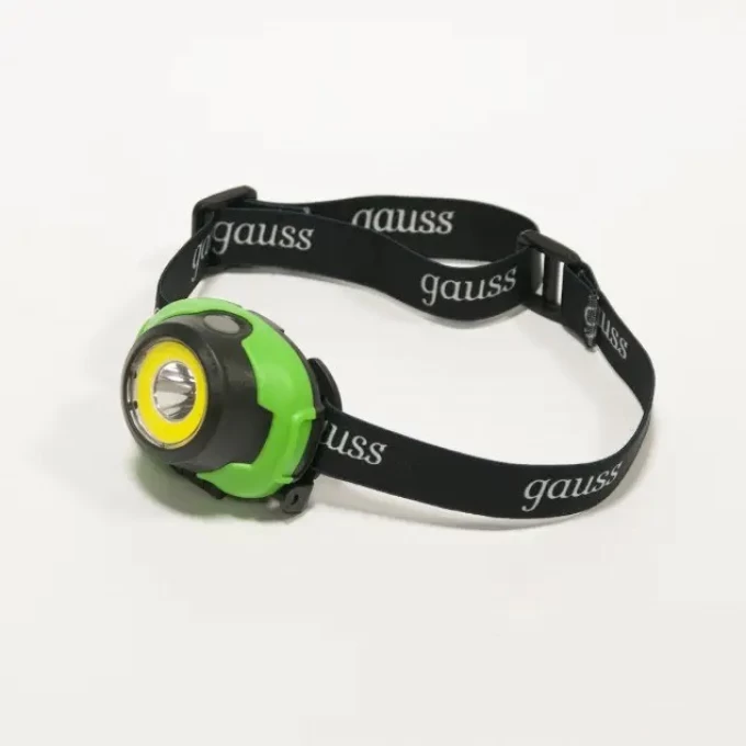 Фонарь налобный GAUSS GFL303 4W 230lm 3xAAA LED GF303 Фонарь налобный GAUSS GFL303 4W 230lm 3xAAA LED GF303