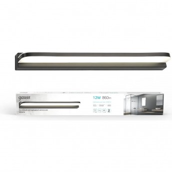 Настенный светодиодный светильник GAUSS BR002 12W 860lm 200-240V 520mm LED Настенный светодиодный светильник GAUSS BR002 12W 860lm 200-240V 520mm LED